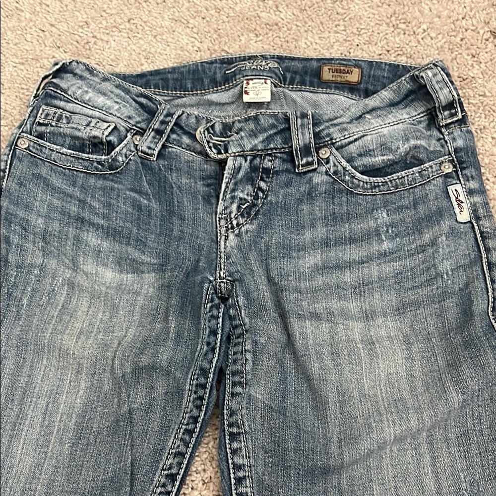 Silver Jeans Turbay Light Blue Straight Leg